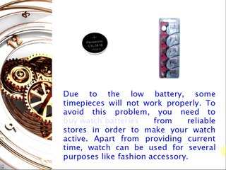 Buy Watch Batteries From Any Reputed Seller
