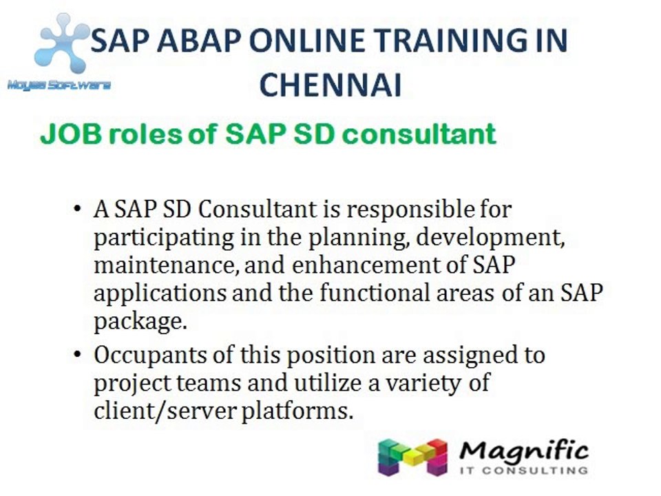 SAP ABAP SD ONLINE TRAINING IN UK