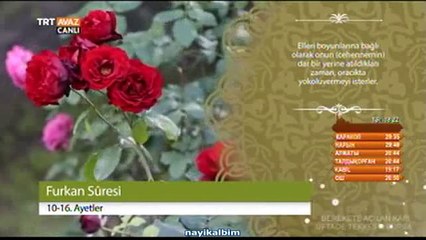 Recep altaş Furkan suresi Ramazan 2014