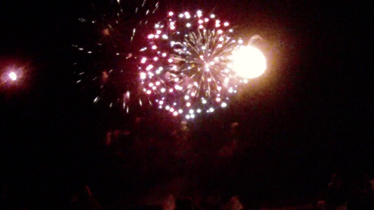 feu d'artifice à Noeux les mines