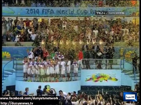 Dunya News - German team lands in Berlin after worldcup win