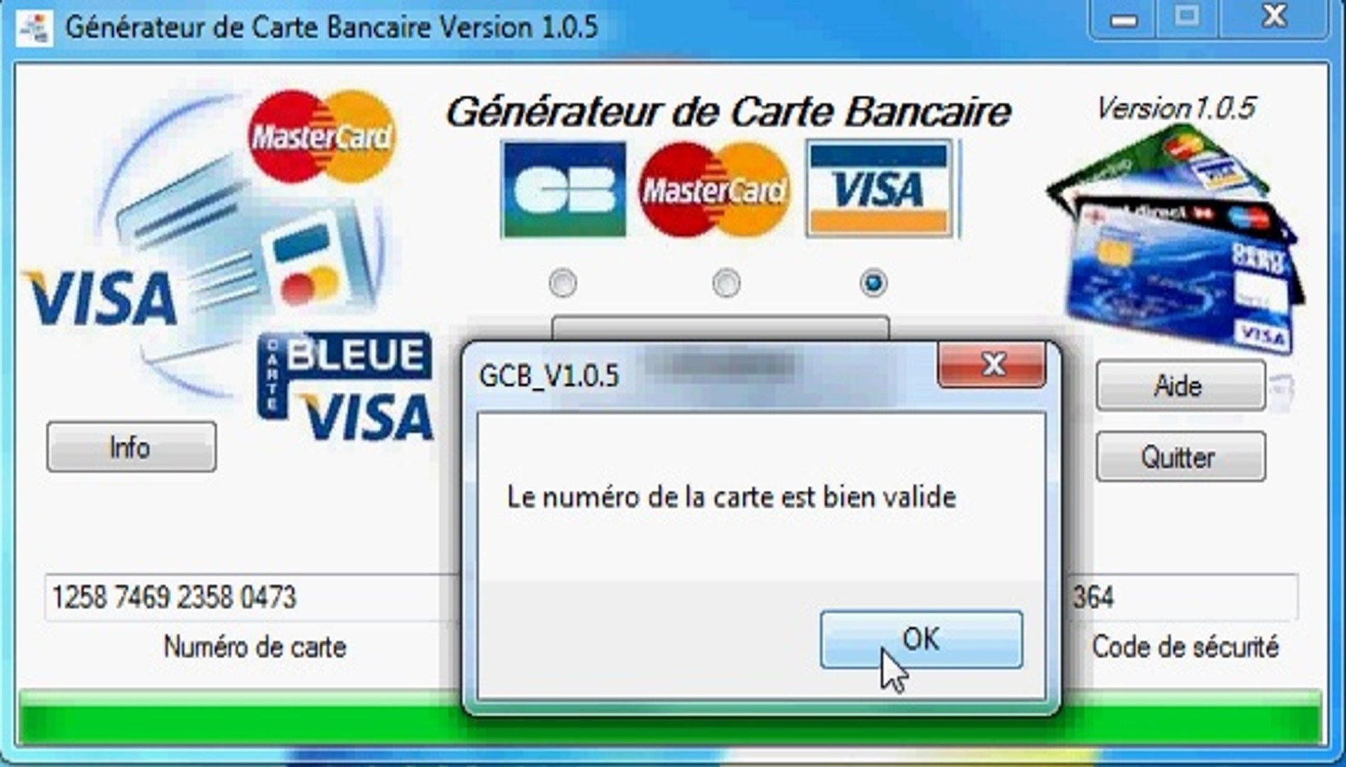 generateur de carte bancaire logiciel - Vidéo Dailymotion