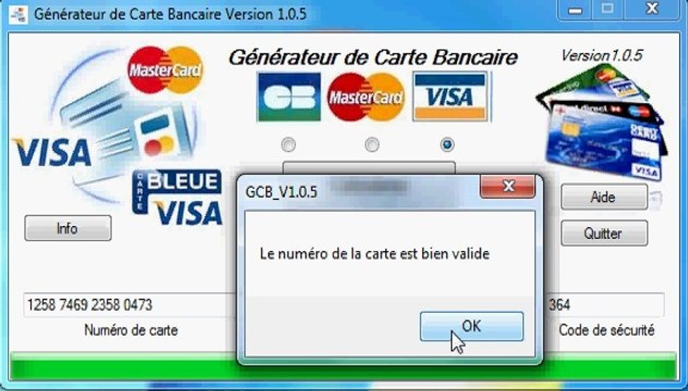 generateur de carte bancaire logiciel