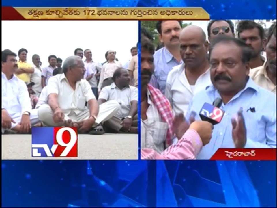 Gurukul residents oppose GHMC demolishes, demand justice