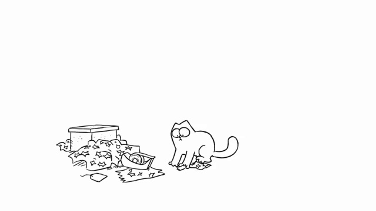 Simon's Cat - Sticky Tape