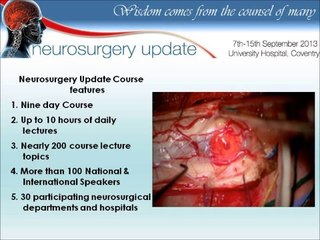 Dr. atul goel neurosurgeon -Neurosurgery update course lectures Hussien El-Maghraby.wmv