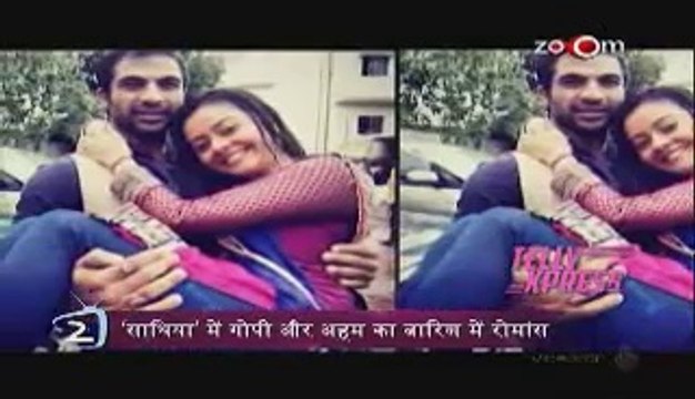 Sath Nibhana Sathiya 15 July 2014 Gopi And Ahem Romance In The Rain