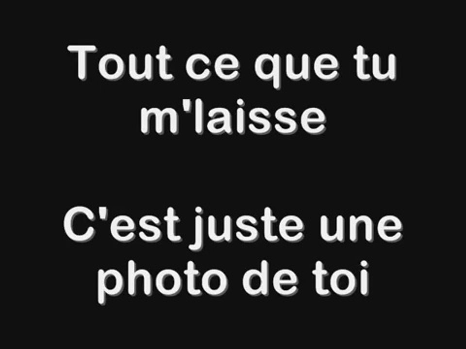 M. Pokora - Juste une photo de toi (Lyrics / Paroles)