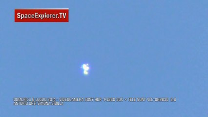 İtalyada inanılmaz bir uçan cisim