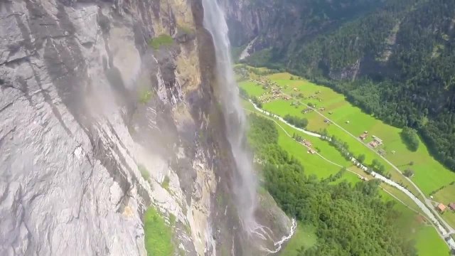 Wingsuit Waterfall