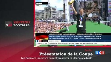 Mondial 2014 : revivez le retour des héros allemands à Berlin