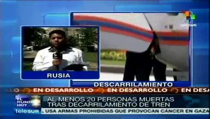 Descarriló el Metro de Moscú; 20 muertos