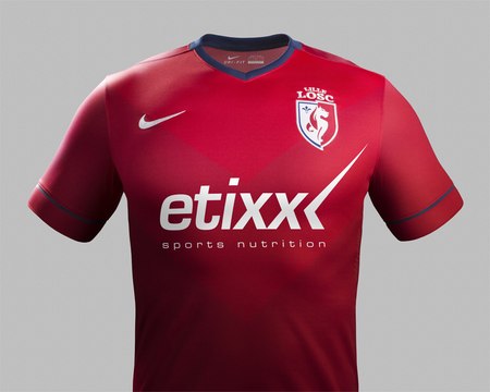 Les nouveaux maillots domicile et extérieur 2014-15 du LOSC