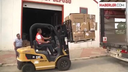 Türkmenlere 1 tır yardım gönderildi -