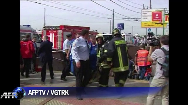20 dead, scores injured in Moscow metro crash