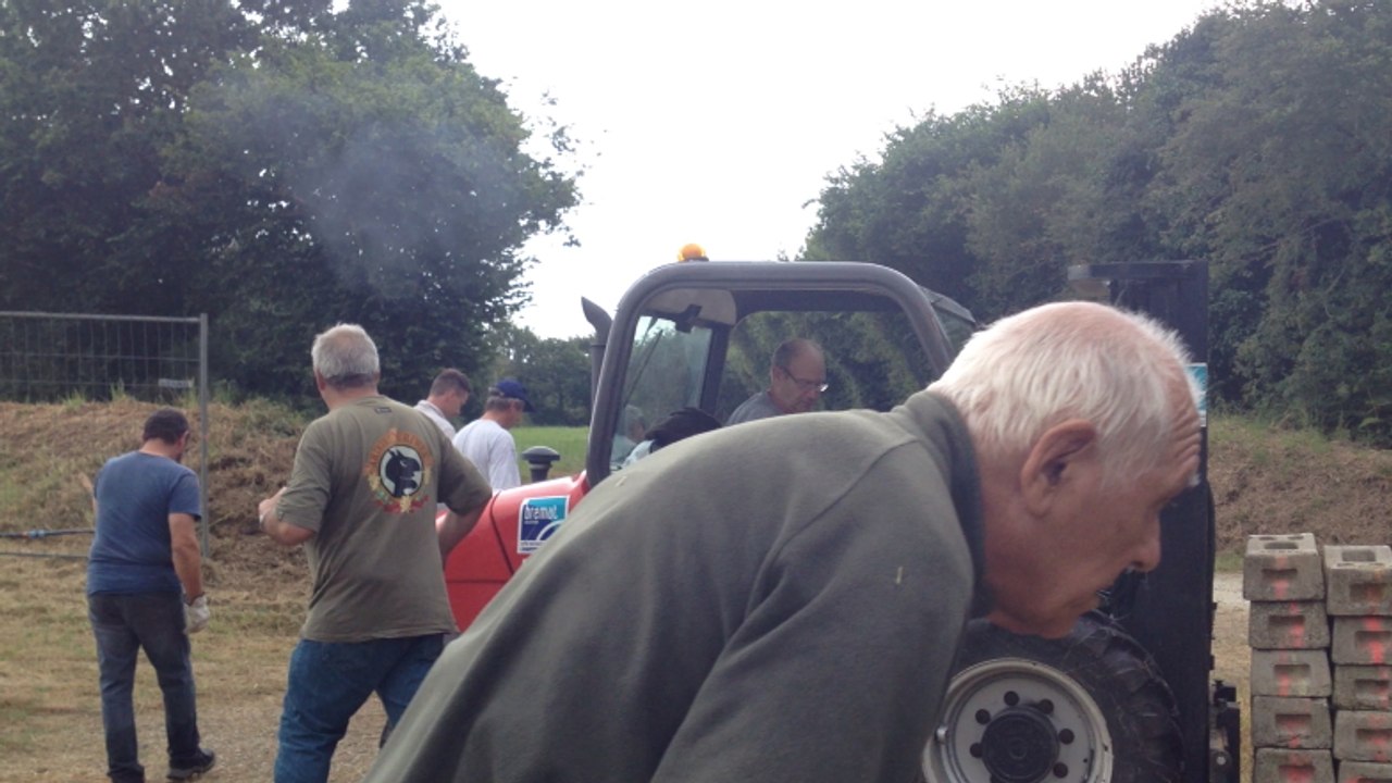 Le chantier du festival du Bout du Monde