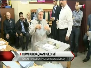 Cumhurbaşkanı Seçiminde Başbakan Erdoğan 1.Sırada Yer Alacak