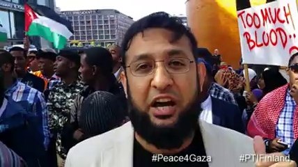 #Peace4Gaza Protest in Helsinki, Finland