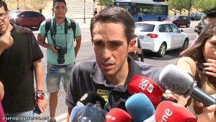 Contador: "Es difícil que vaya a la Vuelta"