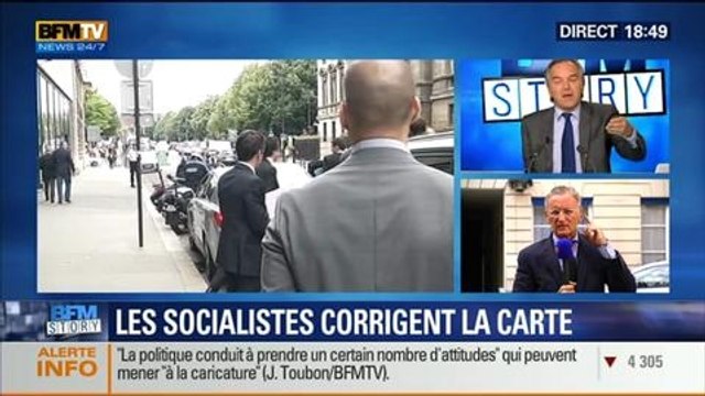 BFM Story: Réforme territoriale: les socialistes corrigent la carte – 15/07