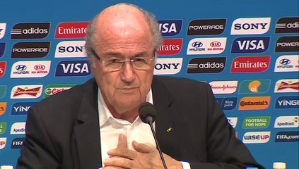 Blatter surprised Messi wins Best Player award, hopes Suarez comes back soon