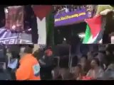 The people of Spain receives the Israeli basketball team with anti-Israeli slogans, respect