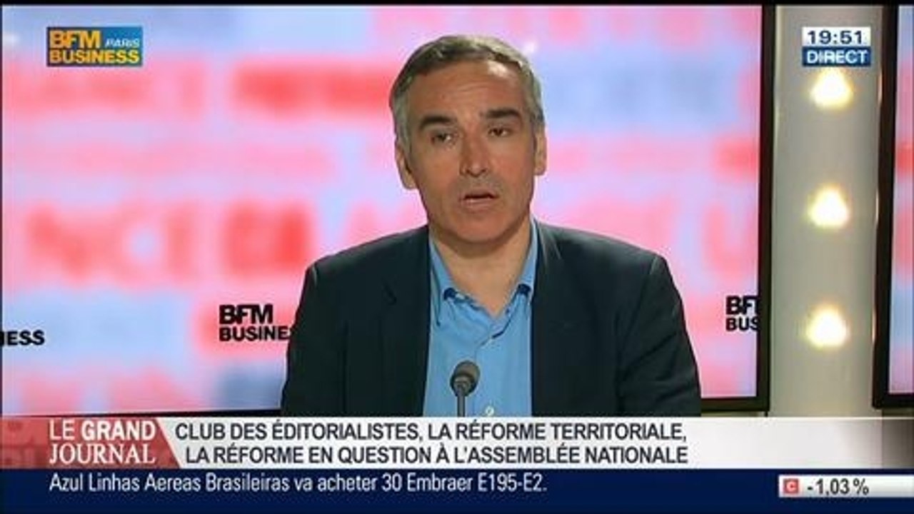 Bruno Jeudy, Henri Vernet et Emmanuel Lechypre, dans Le Grand Journal - 15/07 7/7