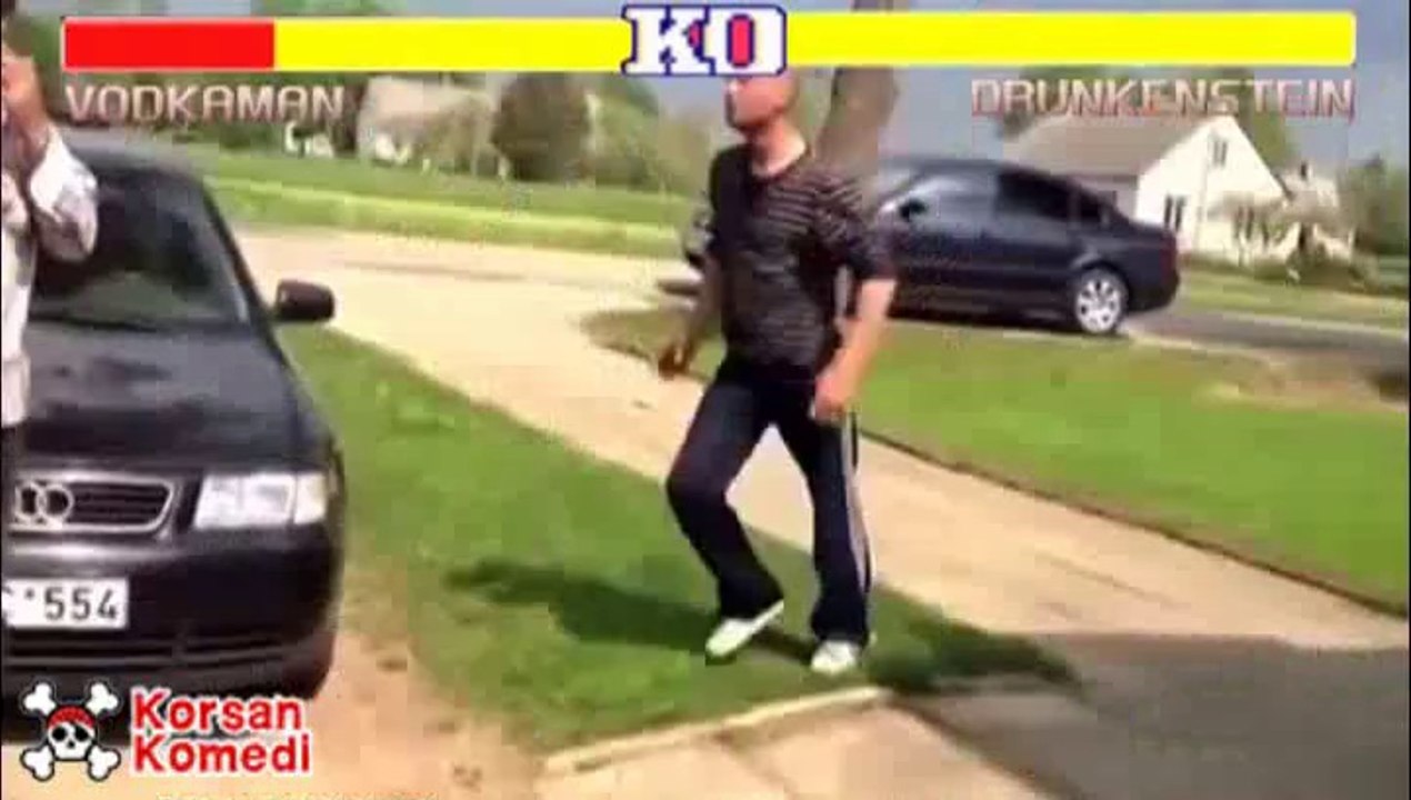 street figter alkolik ruslar kavga