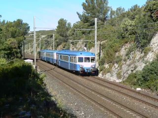 Train Spécial de l'AP 2800 sur la Côte bleue.
