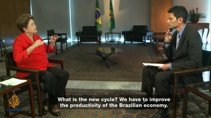 Dilma diz que merece oportunidade de um novo governo para a TV Al Jazeera