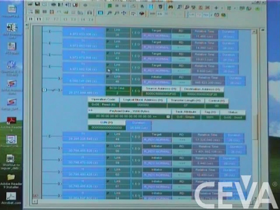 CEVA Serial Attached SCSI IP (SAS2.0) Demo - Part 3