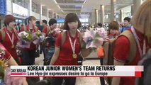 Women's Junior handball return with gold