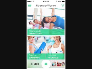 Fitness for women: workouts and exercises