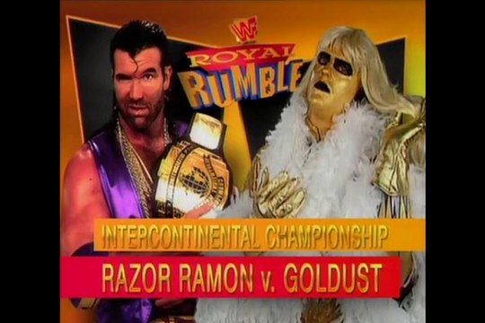 WWF Royal Rumble 1996 Razor Ramon vs Goldust Part 1