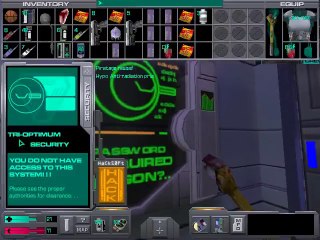 System Shock 2 walkthrough 2 - Le Contact