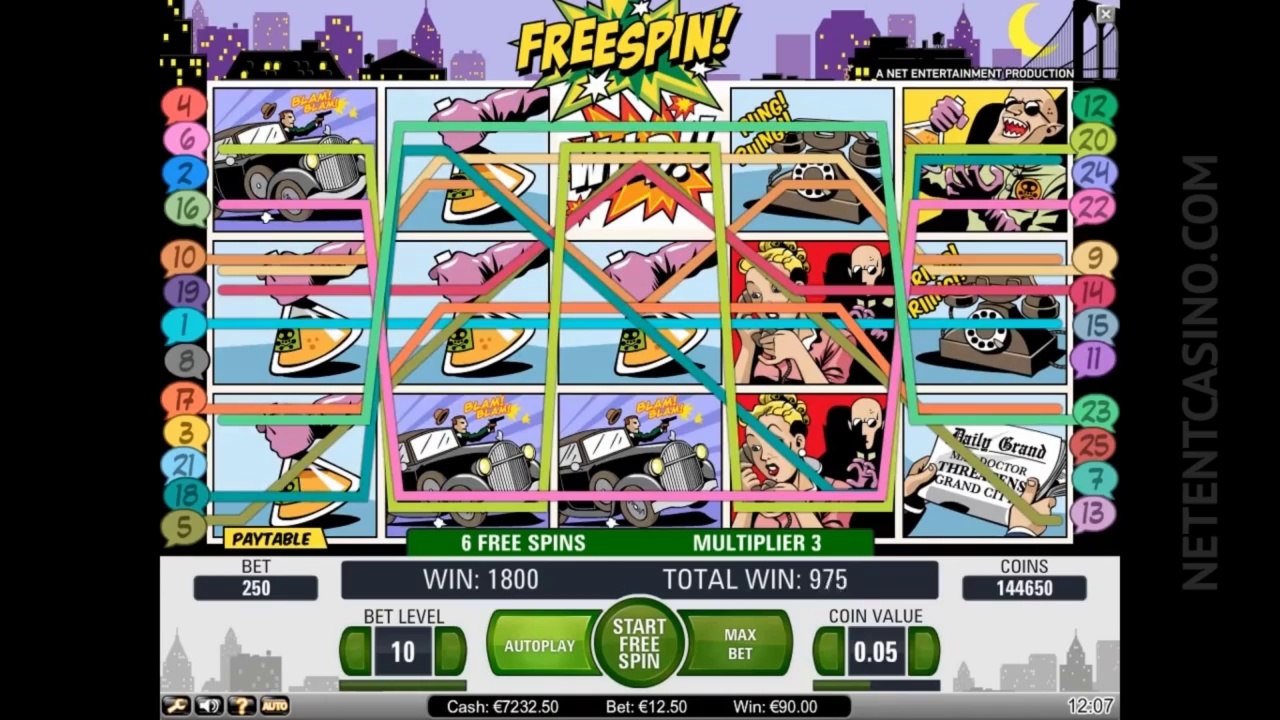 Jack Hammer 1™ Video Slot by Netent Casino (Net Entertainment Software)