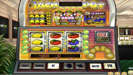 Jackpot 6000 -classic slot from NetEnt