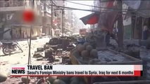 Seoul's Foreign Ministry bans travel to Syria, Iraq for next 6 months