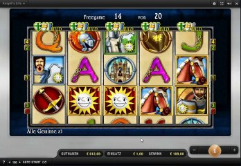 Knights Life Slot - 778 Euro mit 1 Euro Einsatz