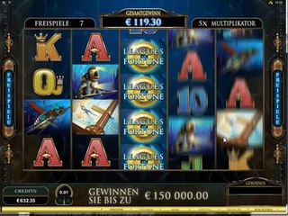 Leauges of Fortune Slot Freespin Feature Big Win 137x bet