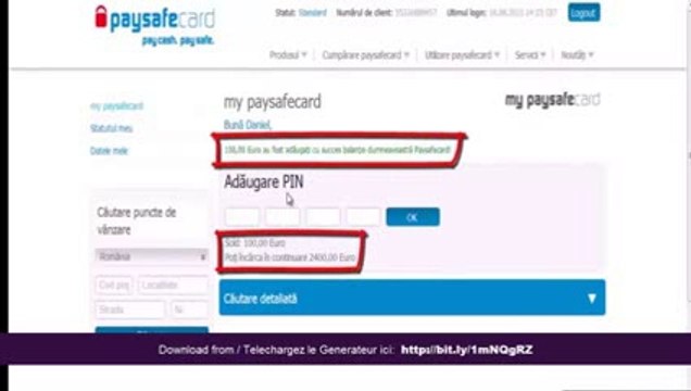 $$ GRATUIT PaySafeCard Generateur Gratuit Telecharger 2014 100% WORKING!! $$