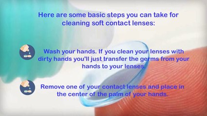 Contact Lenses - Tips for Cleaning