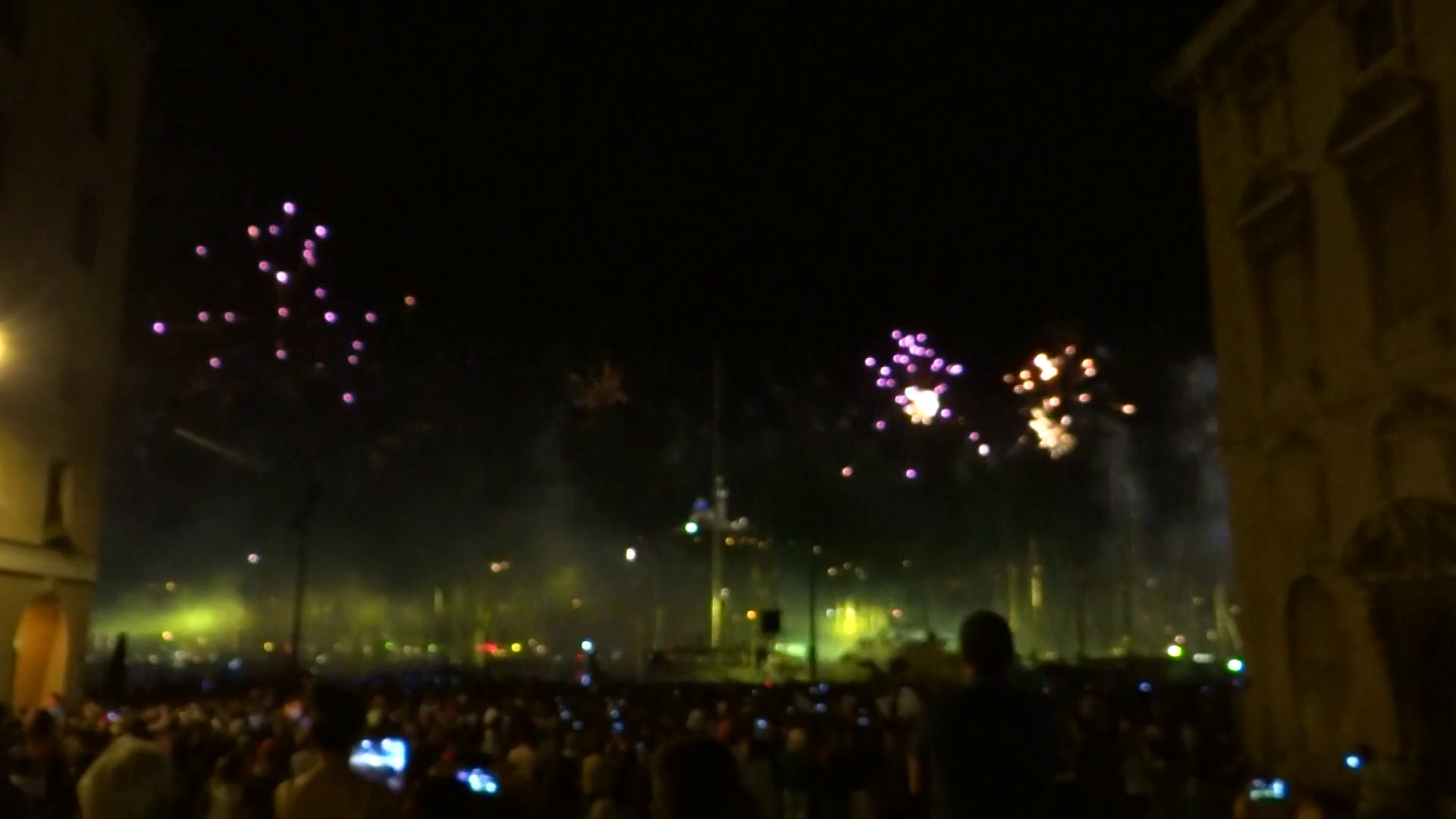 Jeu d'artifice de Marseille 14 juillet 2014