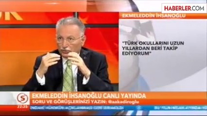 İhsanoğlu: Türk Okulları Medar-ı İftiharımızdır
