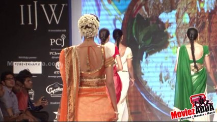 Amruta Patki walk the ramp for the IIGJ Mumbai show @ IIJW 2014 !