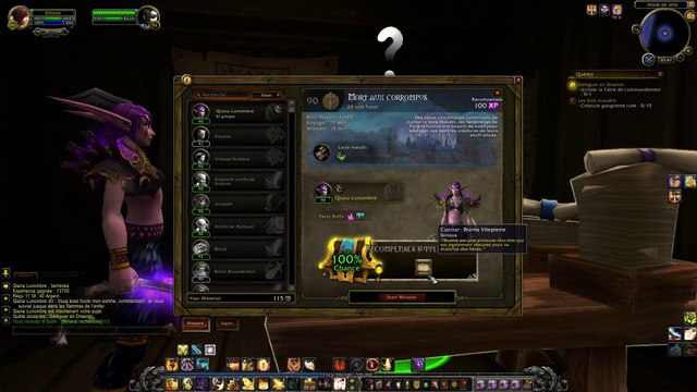 WoD - Envoi d'un sujet du Fief en mission