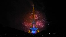 Magnifique feu d'artifice à Paris du 14 juillet 2014 Tour Eiffel (N.2) . Rymingco