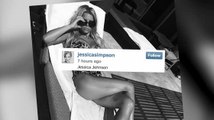 Jessica Simpson se présente sous le nom de Jessica Johnson