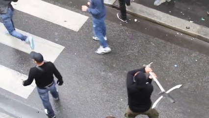 Affrontement LDJ vs Pro-Palestiniens en plein Paris