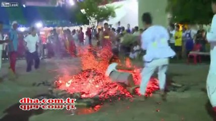 Talihsiz kaza! Ateşin içine düştü